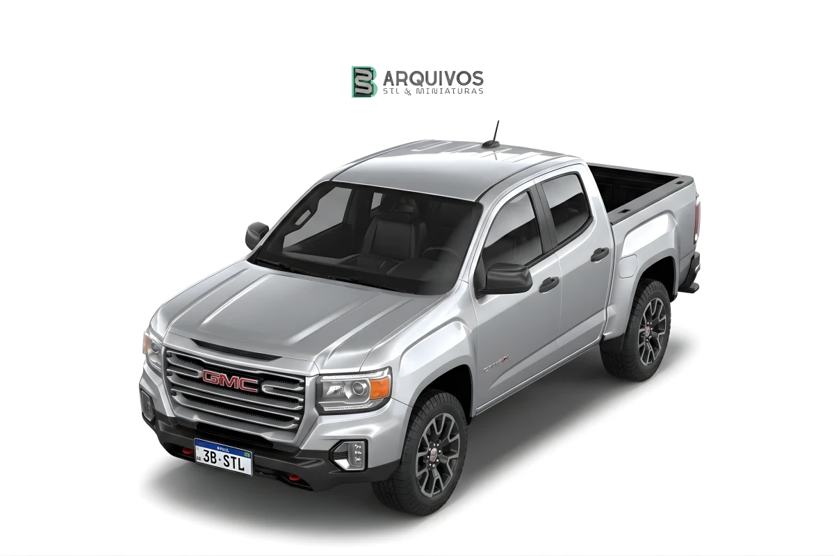 Modelo 3D STL - GMC Canyon 2021 Long — foto 7